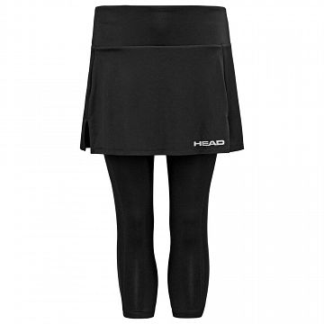 Head Club 3/4 Tights Skort Black